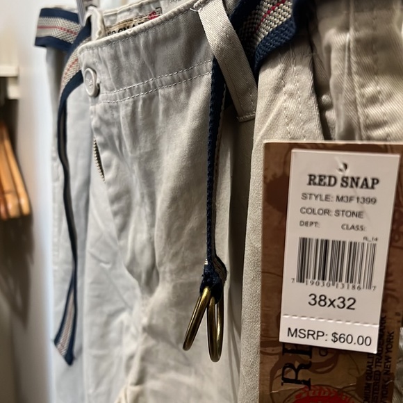 NYT!! Stone Colored Jeans made by Red Snap Clothing Co. Size: 38Wx32L - Picture 3 of 4